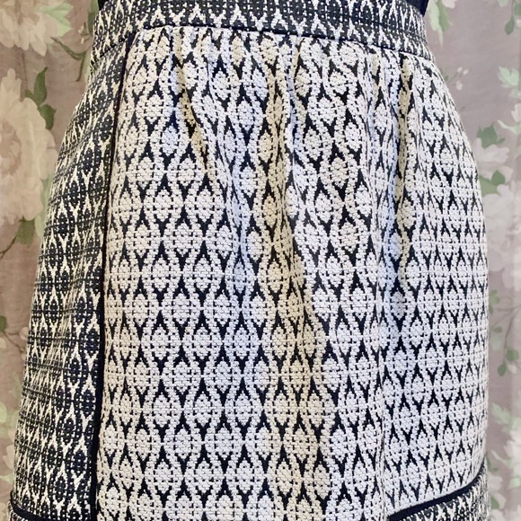 J. Crew Multi Textured Geometric Print Skirt - Picture 3 of 8